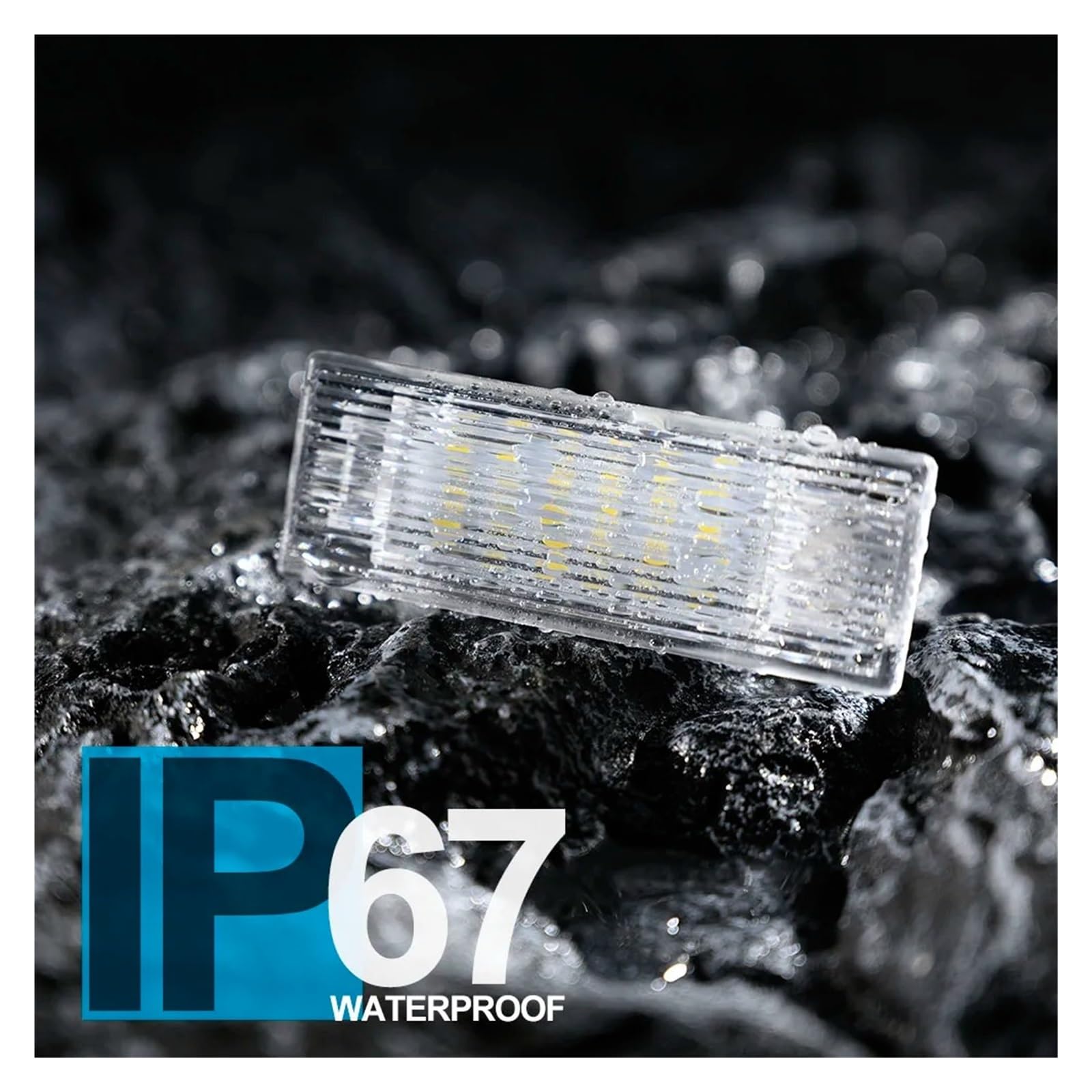 Para BMW F48 X1 2016-2022 Luces Repuesto Interiores Traseras Debajo Espacio Para Los Pies 4x F&R Luz LED Blanca Puerta Paso Luz Cortesía Charco Luces Matrícula Coche
