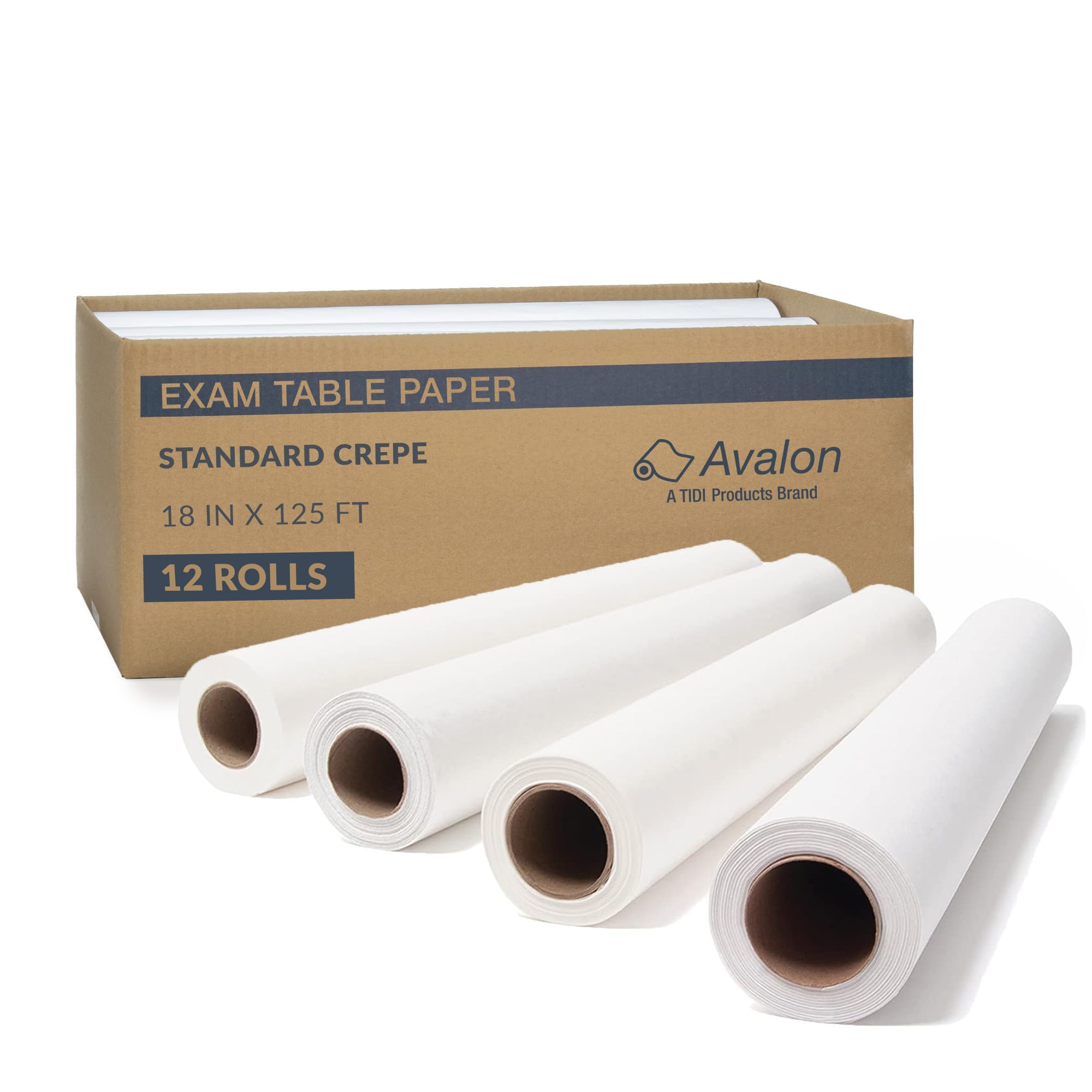 Amazon.com: TIDI 613 Avalon Exam Table Paper, White, 18” x 125