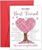 FOOZDEEVAAQ Friendship Card for Women Friend