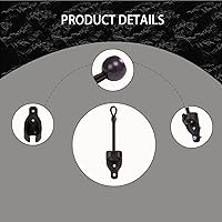 Vista 3 de Coolaroo - Kit universal de amarre elástico, piezas de repuesto para persianas enrollables y velas, clips y amarres resistentes a la corrosión, uso