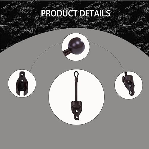 Miniatura 3 de Repuesto universal para persianas enrollables para interiores y exteriores, accesorios para persianas enrollables (kit elástico, paquete de 2,