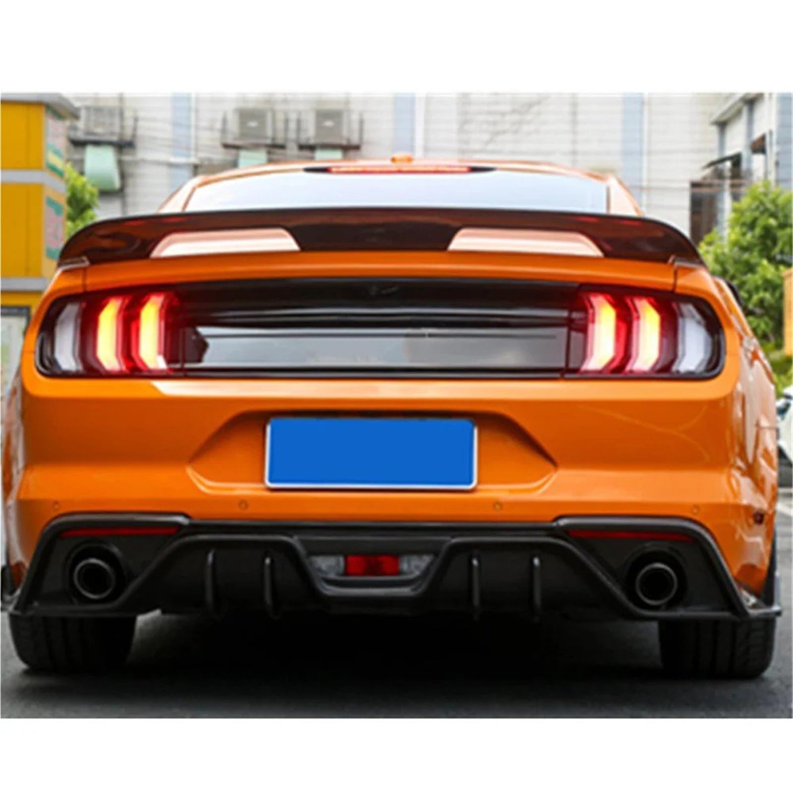 Dla Ford Dla Mustang Shelby GT500 2015-2020 Skrzydło Na Klapie Lotka Tylny Spoiler Bagażnika Spojler Tylny Trunk Wing(Glossy black)
