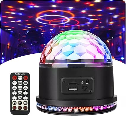 Amazon Com Disco Ball Party Light Disco Lights Rgb Mp3 Crystal Magic Ball Sound Activated Dj Lights Strobe Stage Lights With Remote Control For Home Party Gift Kids Birthday Club Bar Musical Amazon Com Disco Ball Party Light Disco Lights Rgb Mp3 Crystal Magic Ball Sound Activated Dj Lights Strobe Stage Lights With Remote Control For Home Party Gift Kids Birthday Club Bar Musical