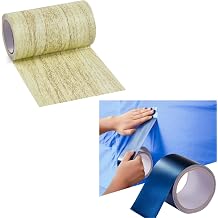 ECOHomes Bundle - 4 Inch by 15 FT Wood Grain Tape + 3 Inch by 25 FT Awning Repair Tape