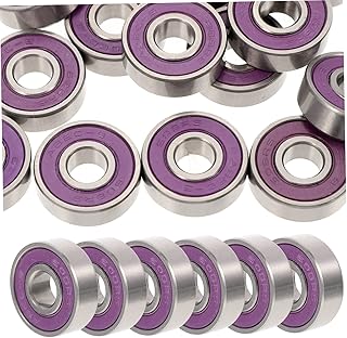 Toddmomy Rolamentos De Scooter De Rolamento De Skate 16 Peças Rolamentos De Substituição De Rolamento 608 Longboard Rolamento De Roda Rolamento De Esferas Ferramentas Especiais Rolamentos