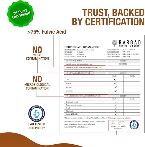 Miniatura 5 de Palitos Shilajit Pure Himalayan con miel orgánica y caramelo (30 unidades) para hombres y mujeres Palitos Shilajit fáciles de un solo uso Aumenta