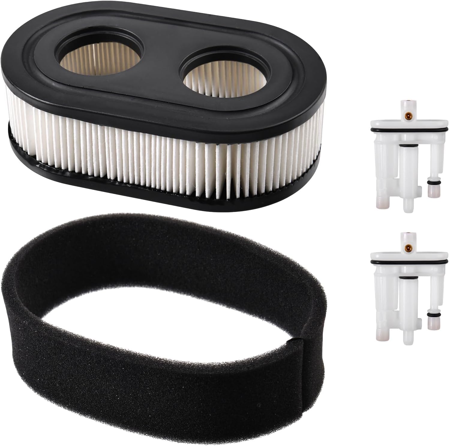 SPEEDWOX 2 Pcs Carburetor Main Jet 592792 And 593260 Air Filter Carburetor Main Jet Replacement Lawn Mower Accessories Abs Plastic And Aluminum Fits For Lawn And Garden Equipment Engine
