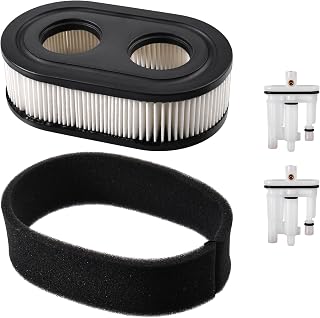 SPEEDWOX 2 Pcs Carburetor Main Jet 592792 And 593260 Air Filter Carburetor Main Jet Replacement Lawn Mower Accessories Abs Plastic And Aluminum Fits For Lawn And Garden Equipment Engine