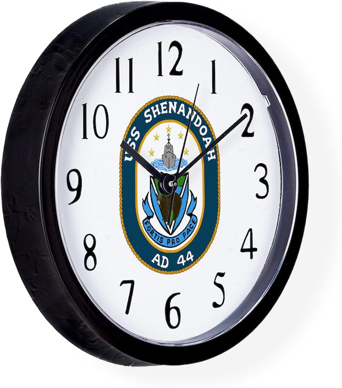 CafePress USS Shenandoah (AD 44) 10" Wall Clock for Livingroom, Kitchen, or Office