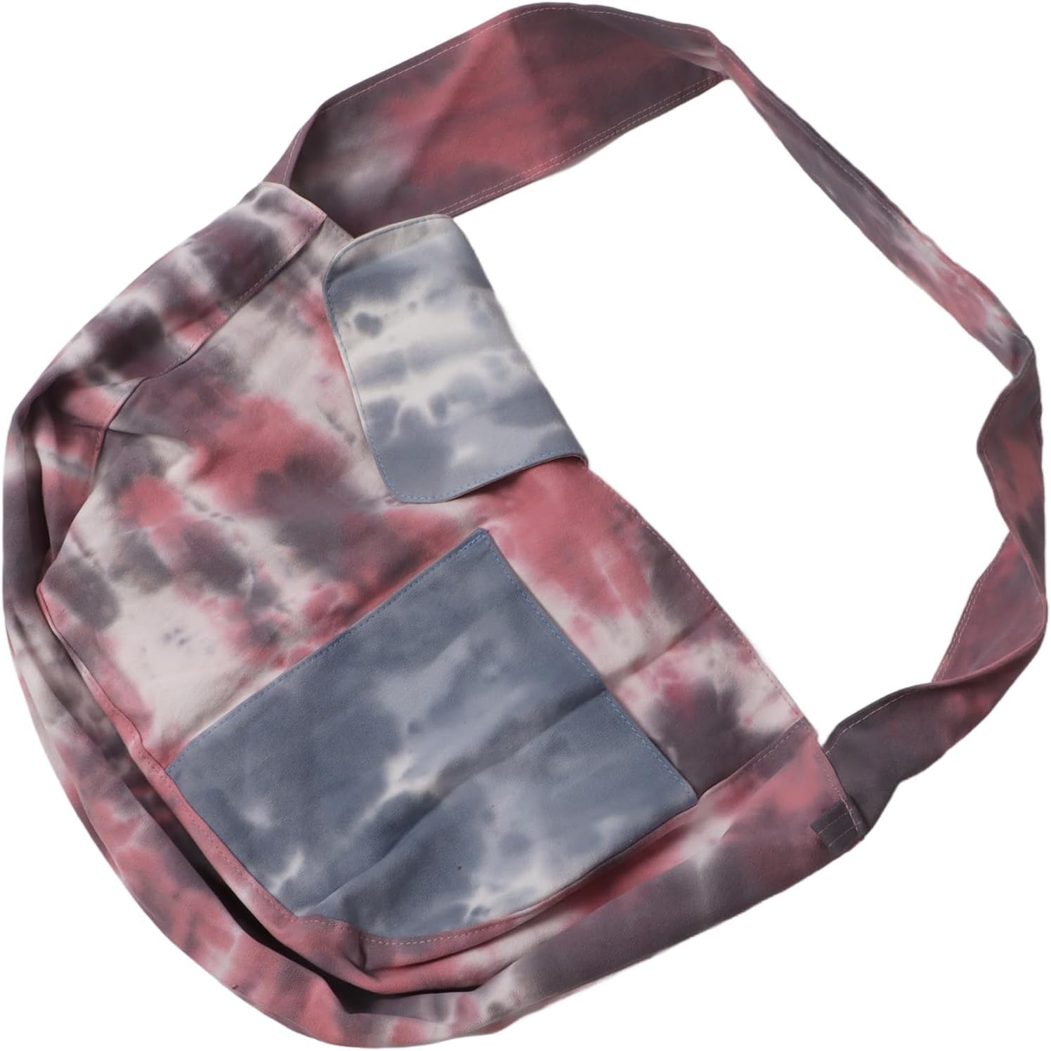 Dog Sling Carrier for Small Dogs and Cats, Pet Sling Bag with Large Space, Breathable Mesh Design, Comfortable Puppy Carrier for Outdoor Travel, Includes Safety Belt Buckle and MUL