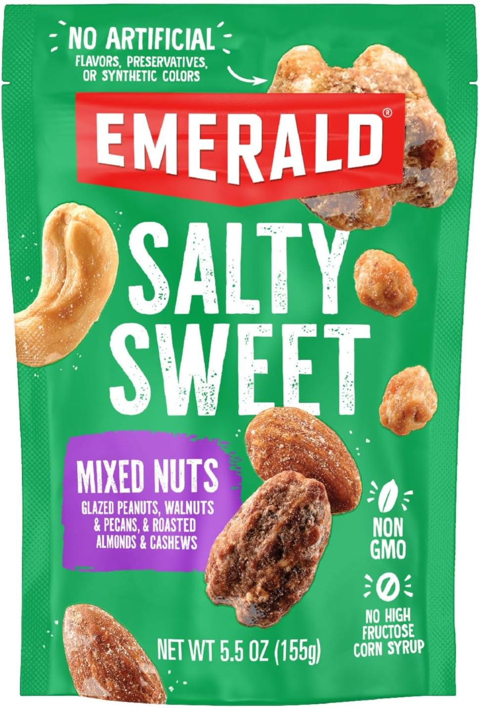 Nuts, Salty Sweet Mixed Nuts, 5.5 Oz