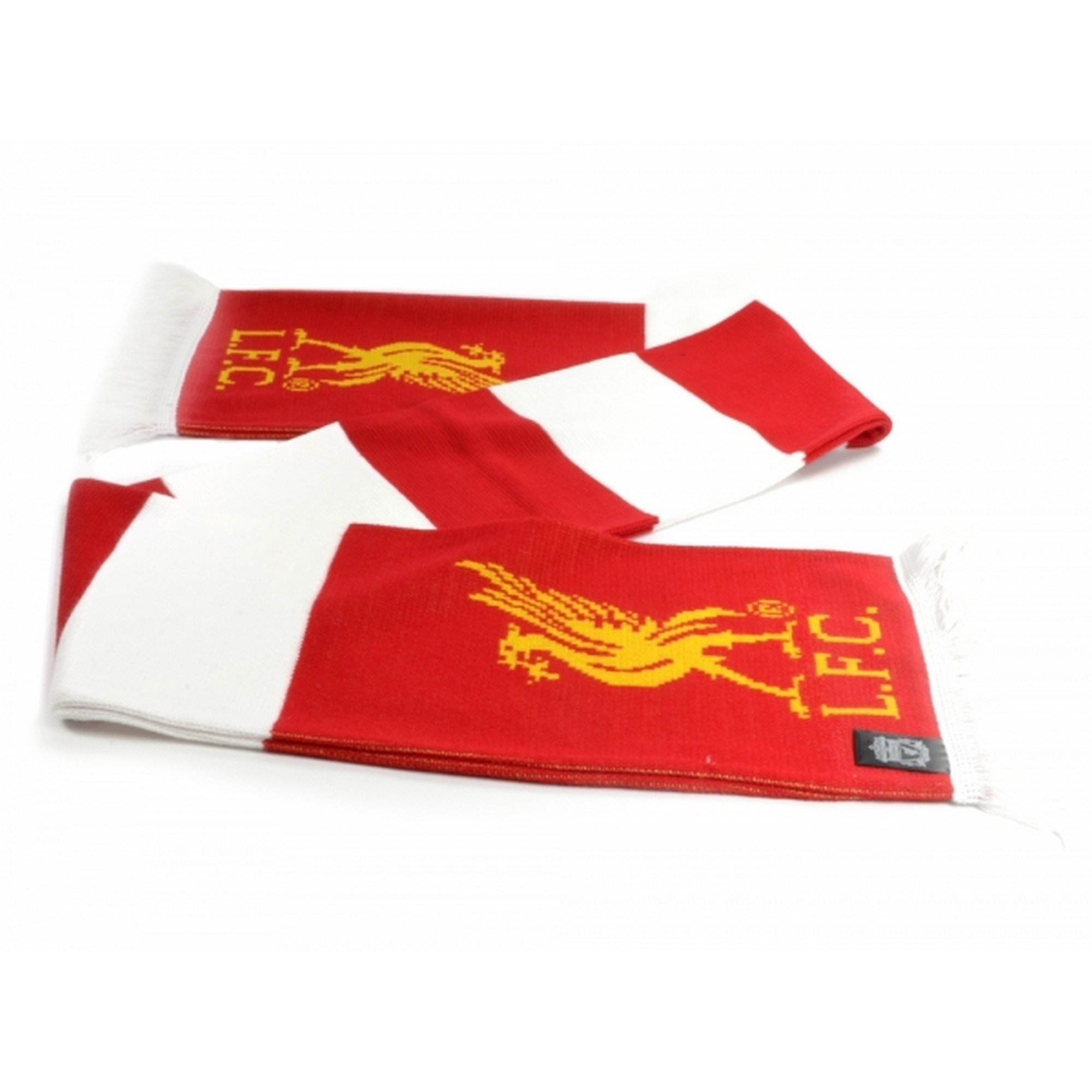 Liverpool F.c. Men's Red/White/Yellow Liverpool Fc Official Football Bar Scarf (One Size) ()