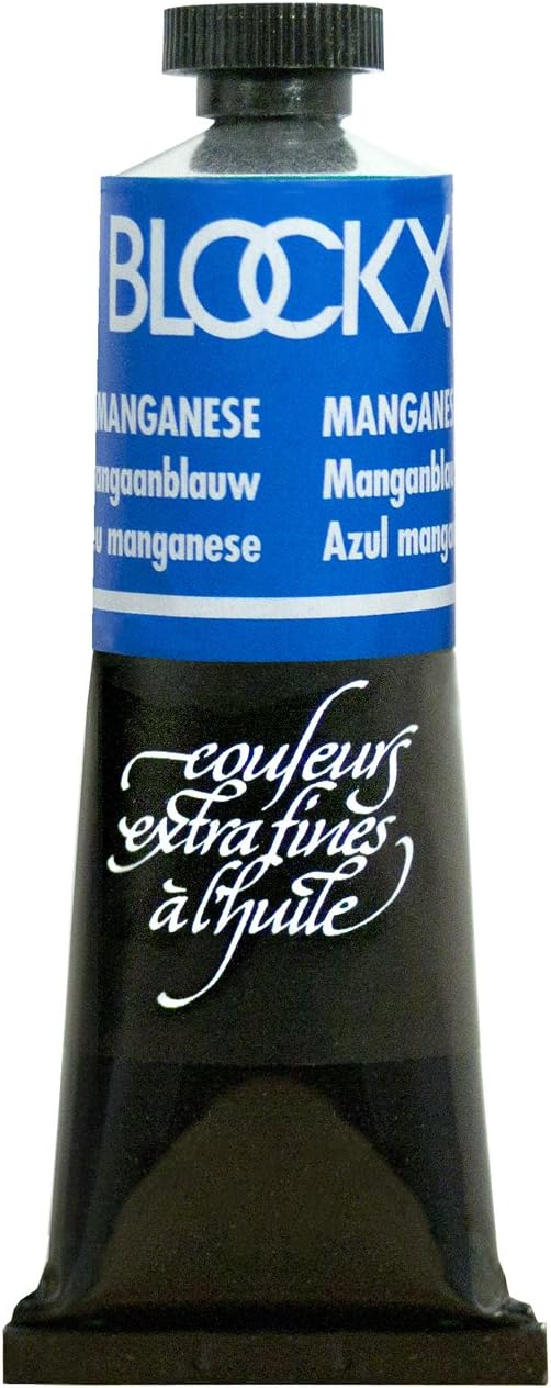 Blockx Manganese Blue Oil Paint, 35ml Tube