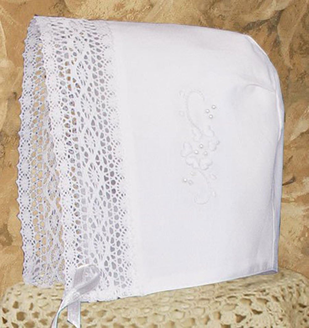 Little Things Mean A Lot Girls Special Occasion 25" Cotton Christening Baptism Victorian Style Dress