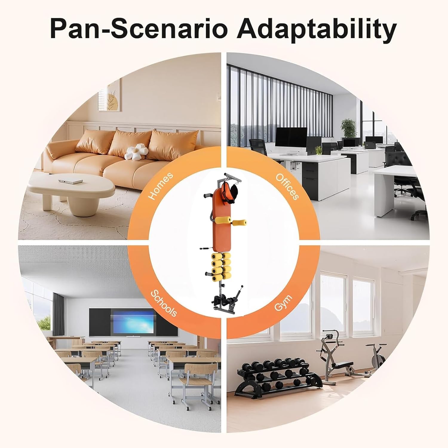 Traction and Stretch Decompression Machine，Back Stretch Decompression Bench Adjustable Length Table Spine Traction Lumbar Roller Cervical Tractions Posture Corrector for Lumbar Cervical Massage