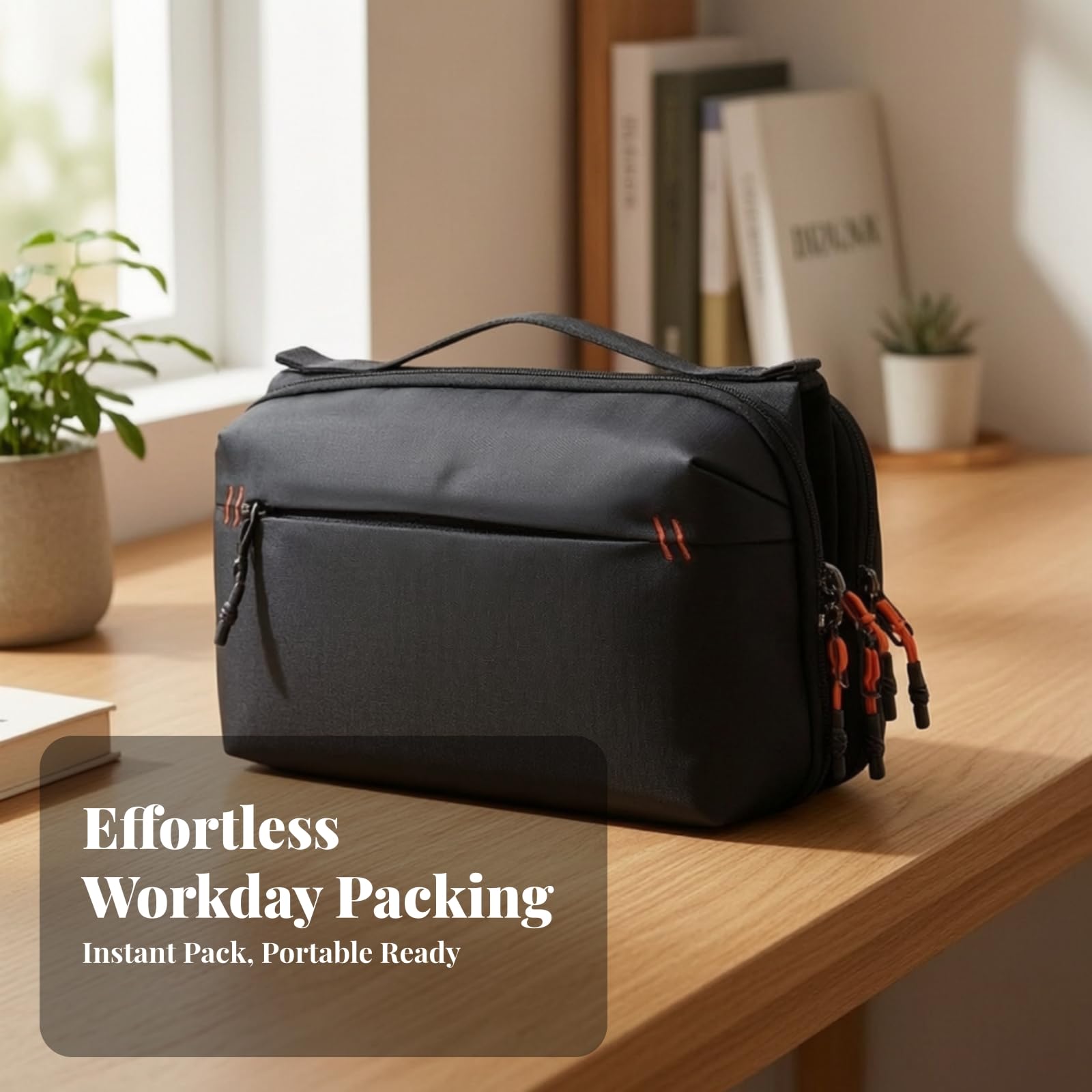 Bolsa para Cables Carga Seguro, Naranja