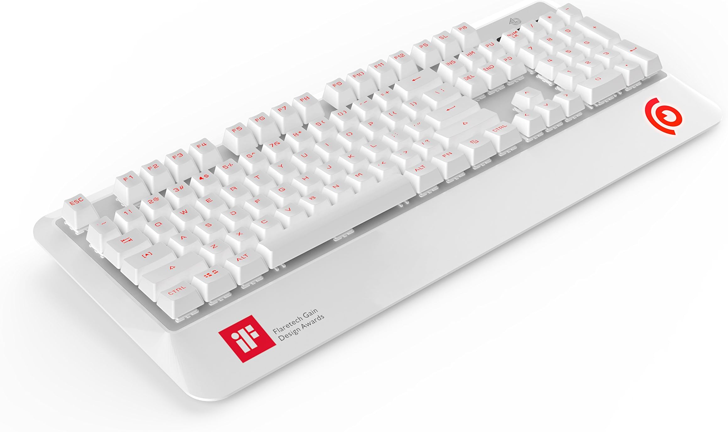 Cidoo CD502S Mechanical Gaming Keyboard - Flaretech Prism Optical Switch - Fastest & Paragraph Similar Blue - RGB Backlit – Programmable – Silver White
