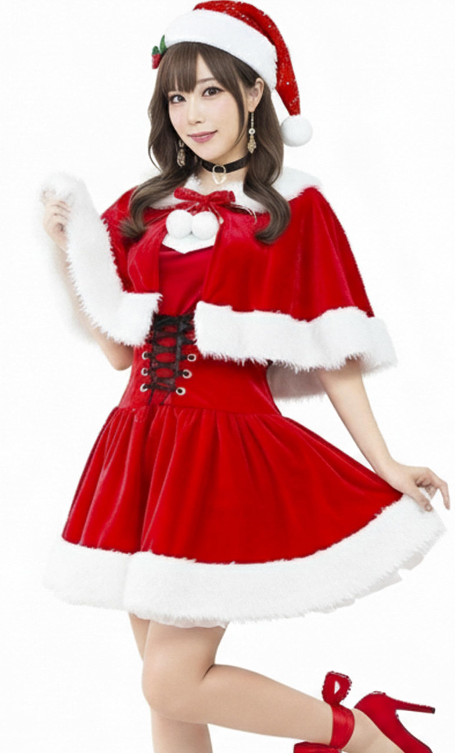 Amazon.co.jp: [TSUKUMIRU] サンタ コスプレ レディース クリスマス
