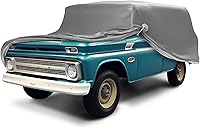 Vista 1 de CarCovers - Funda resistente a la intemperie para SUV, compatible con Chevrolet 1947-1966 Suburban – Cubierta para exteriores, con bloqueo de cable