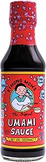 Kimono Mom UMAMI SAUCE, All purpose sauce, Authentic Japanese food, Plant-base, Vegan, Gluten-free, Non alcoholic, No added MSG, Umami seasoning, Made in USA, MOE Kimono Mom, SUTAN, 10oz(296ml)