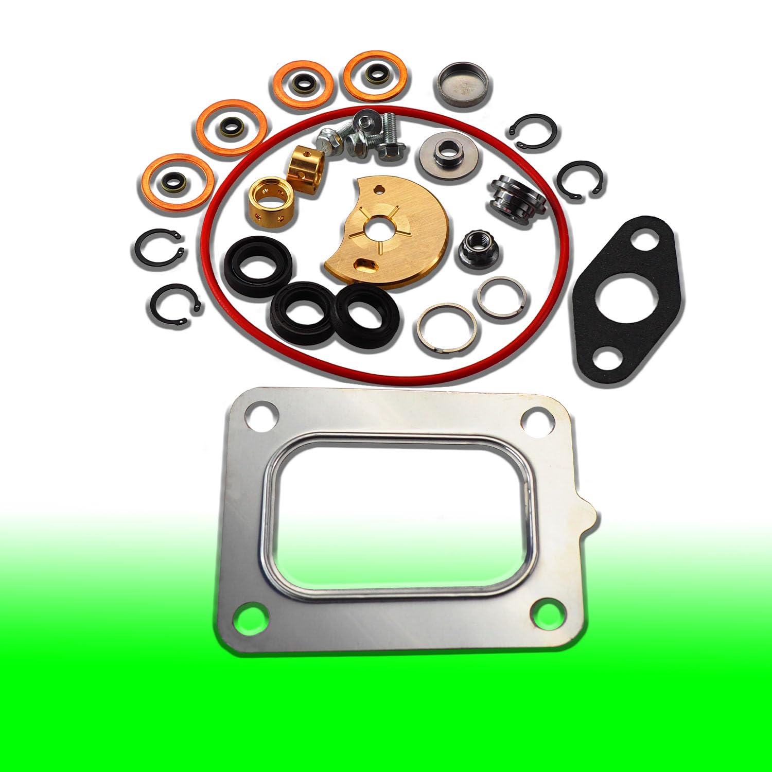 Haturbo HE400VG HE451VE Turbo Repair Upgraded Rebuild kit Compatible With Holset Fits for Volvo D13 for MACK MP8 13.0L 3767706 3773446 3791465 5355484 5355485 Turbocharger