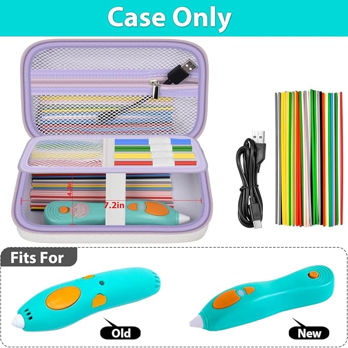 Estuche Grande para Lápiz 3D GWCASE Compatible 3Doodler Start+ miniatura 3