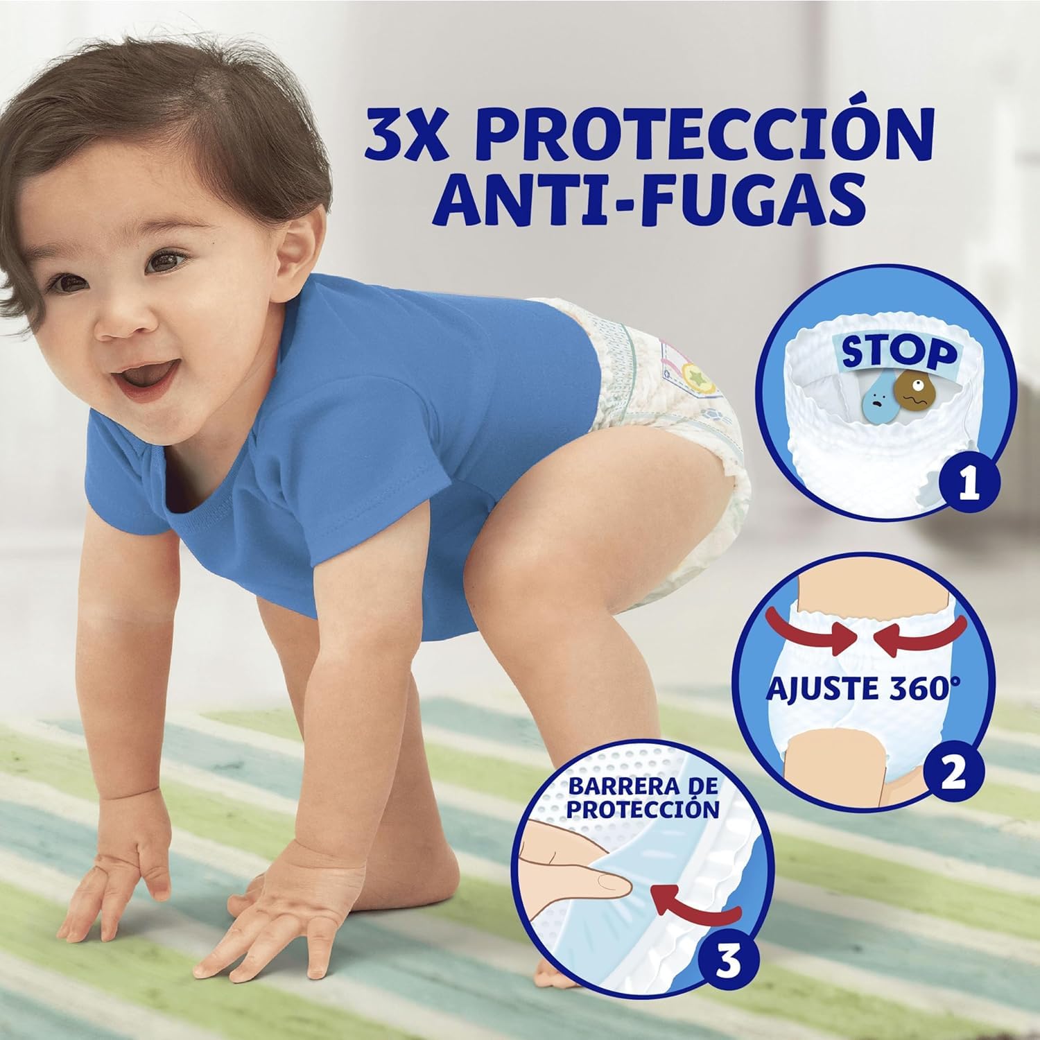 Dodot Bebé Pants Pañales, Talla 5, 11-16 kg, 116 Pañales, Pañal-Braguita con Ajuste 360° Anti-Fugas, Barrera STOP Fugas y Hasta 12 Horas de Sequedad, Pack Ahorro
