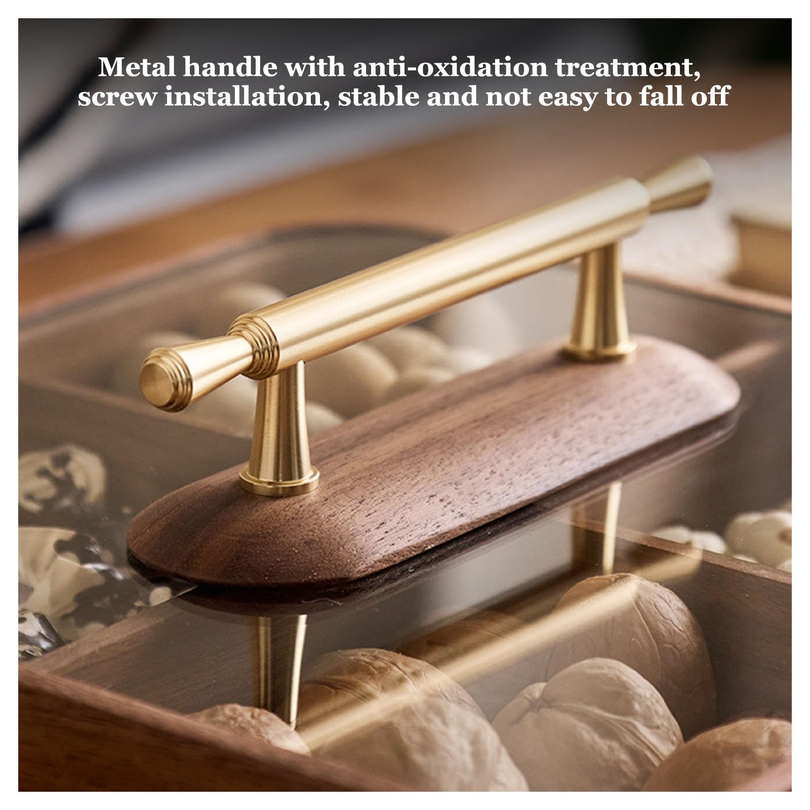 Plateau de service divisé avec couvercle en bois pour fruits et collations, boîte de rangement pour bonbons, fruits secs pour dessert et décoration de fête