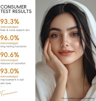Quiyum Turmeric Vitamin C Skincare Set, 5Pcs Face Care Kit