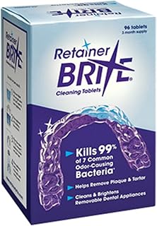 Retainer Brite Cleaning Tablets - 96 Tablets Oral Care