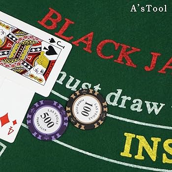 ブラックジャック　トランプとゲームマット付 Amazon | ブラックジャックエッセンシャルセット – グリーン