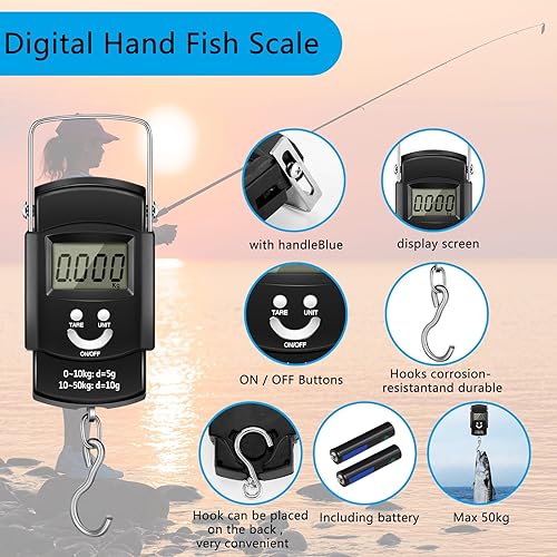 Miniatura 3 de Sosation Kit de herramientas de pesca de 134 piezas, equipo y equipo de pesca, alicates de pesca, herramienta removedor de anzuelos, juego de pinzas