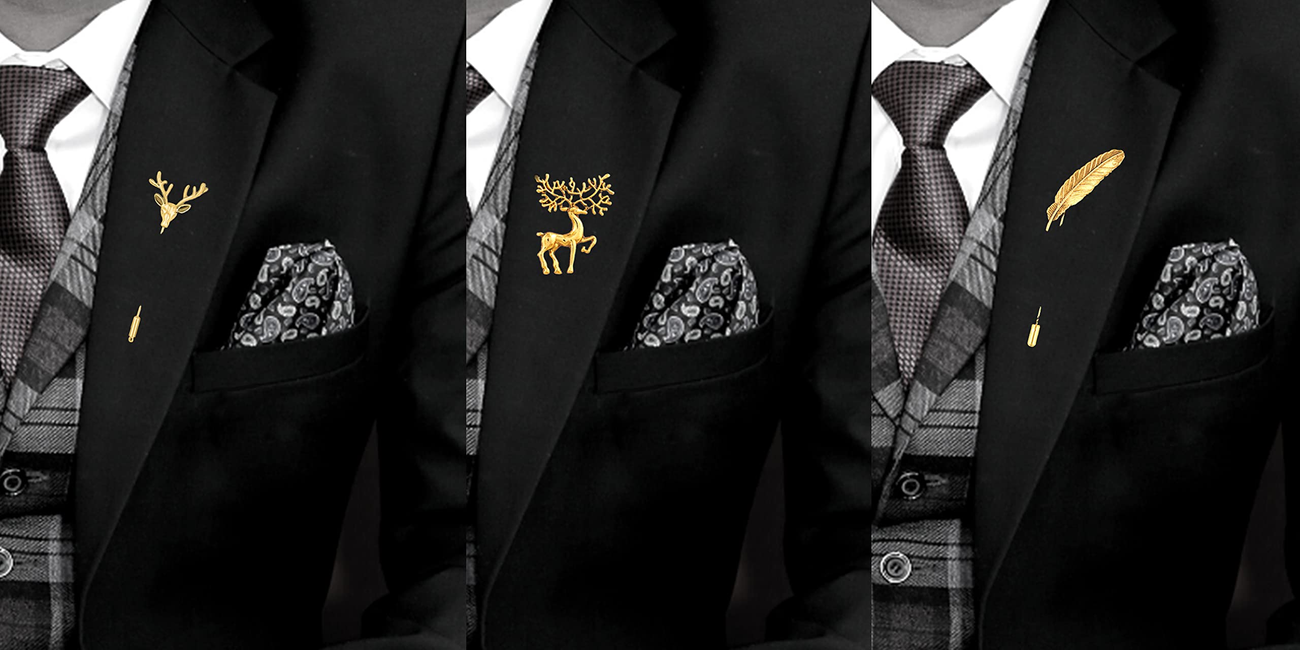 Valantine Plated Shirt Stud/Brooch Lapel Pin CO1104868G