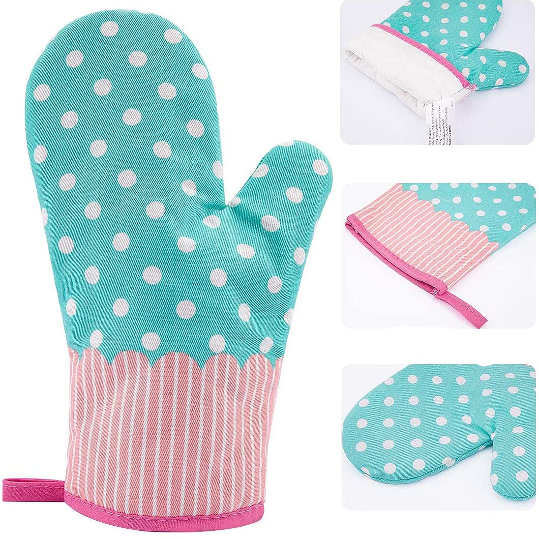 Une Paire De Gants en Coton pour Four À Micro-Ondes Et Four Peut Être Lavée Ébouillantée Résistante Aux Hautes Températures Et À l'abrasion