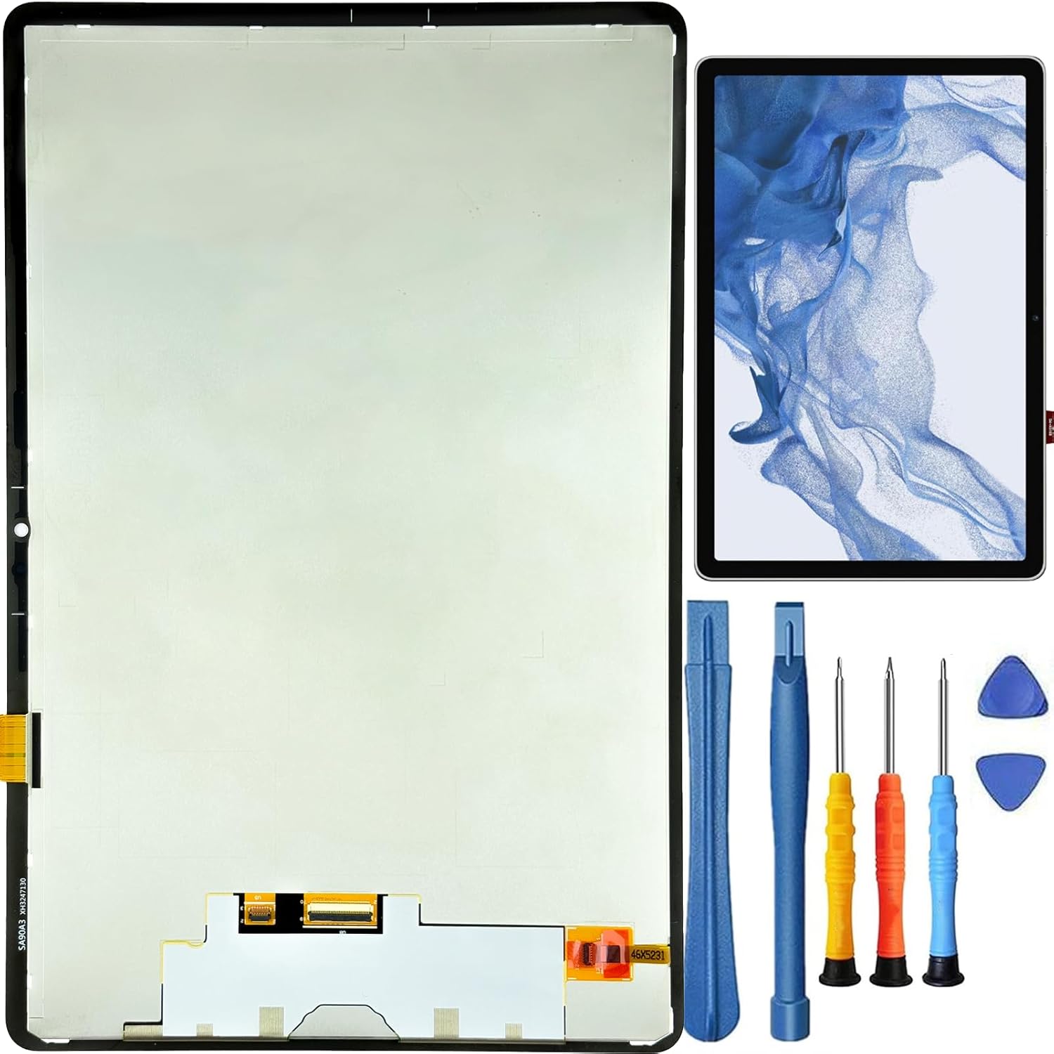 for Samsung Tablet S9 FE Screen Replacement for Samsung Galaxy Tab S9 FE Screen Replacement SM-X510U SM-X510W SM-X510B SM-X516B X516W X516U LCD Display Touch digitizer Screen Assembly