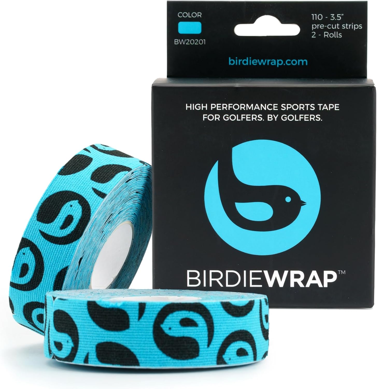 BirdieWrap Golf Sports Tape Wrap, 4Way Stretch Athletic