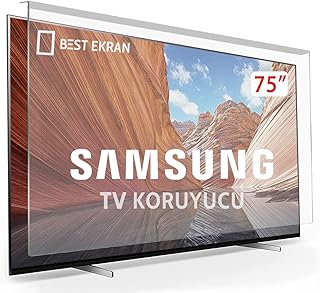 SAMSUNG 75Q60C TV EKRAN KORUYUCU - Samsung 75 inç 4K Smart Qled QE75Q60CAUXTK