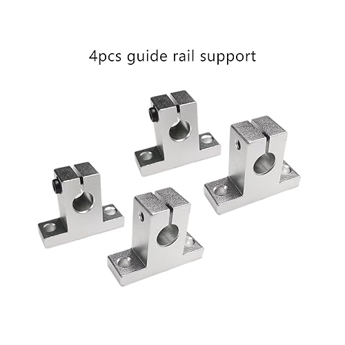 Miniatura 4 de Surprecision Kit de eje de movimiento lineal de 0.630in con 2 varillas de eje lineal de 55.118in + 2 rodamientos de bloque deslizante SCS16LUU + 4
