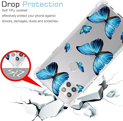 Miniatura 7 de Funda para Moto One 5G Ace, Motorola One 5G Ace Linda, funda transparente y flexible de TPU de goma suave de silicona para Motorola Moto One 5G