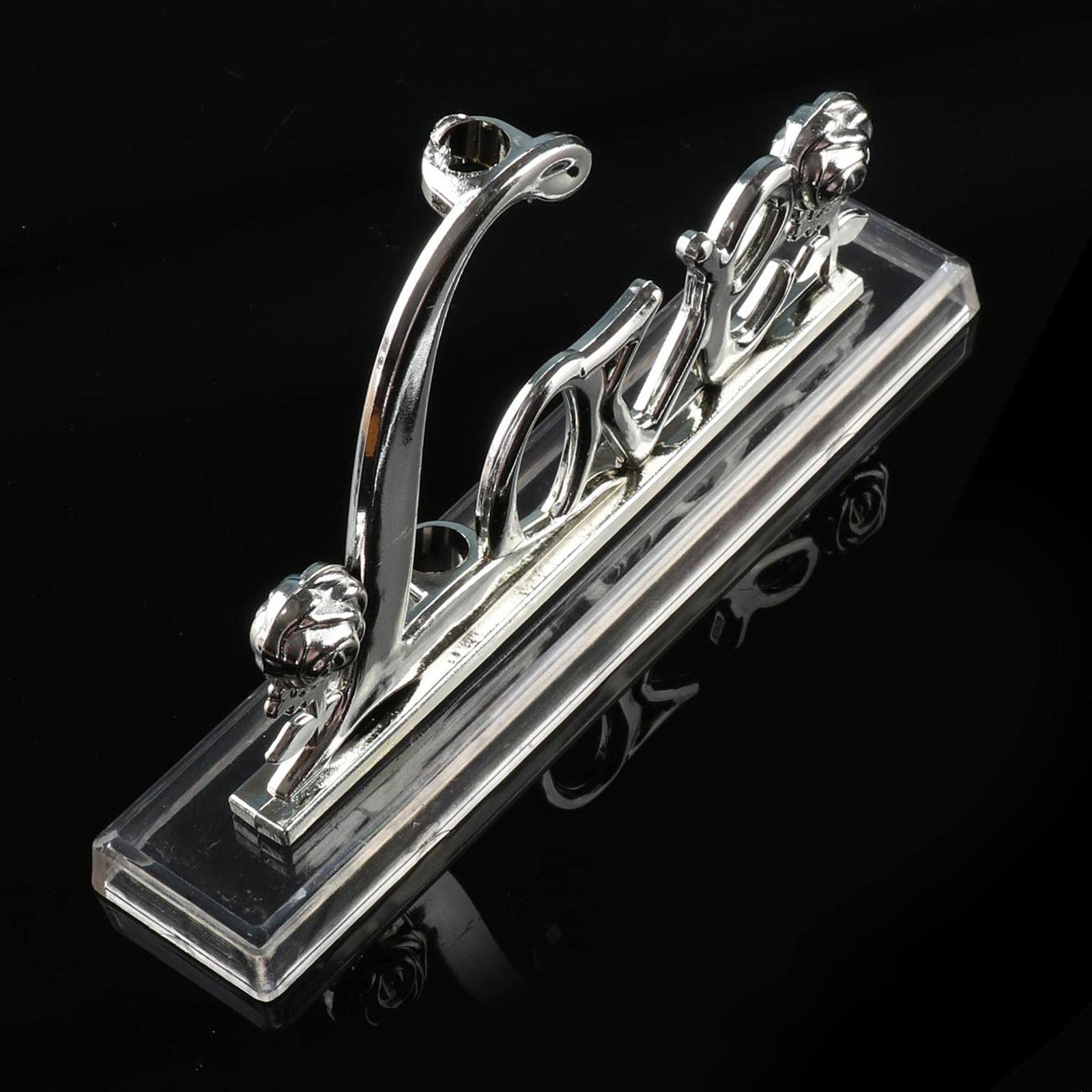 Generic Wedding Signing Pen Set Supporto Portapenne Decorativo Composizione Elegante Materiale di Pregio Adatta per Matrimoni Cerimonie