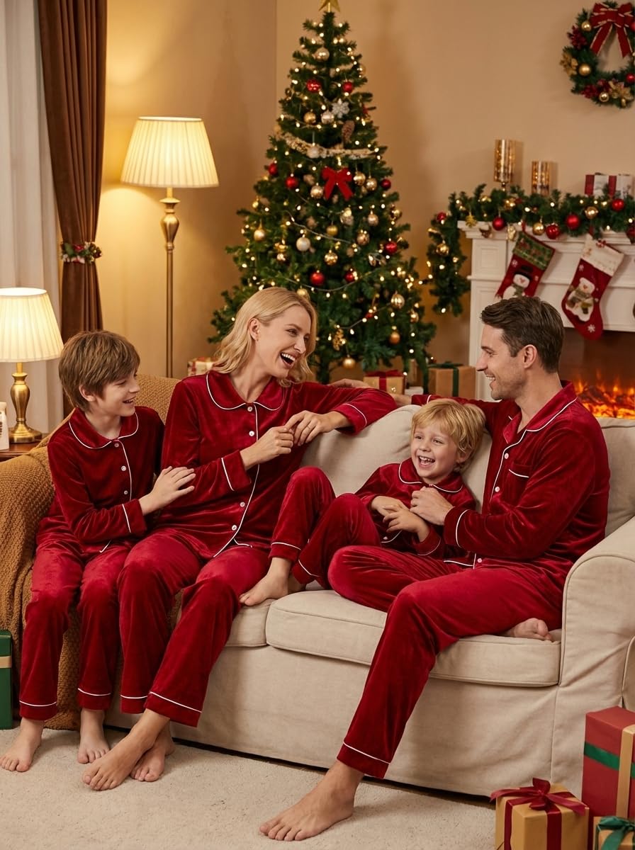 Bambini Ragazzi Ragazze Set di Velluto 2 PZ Tinta Unita Manica Lunga Bottone Giù Outfit Velour per Bambino Grande Piccoli Bambini 3M-13Y