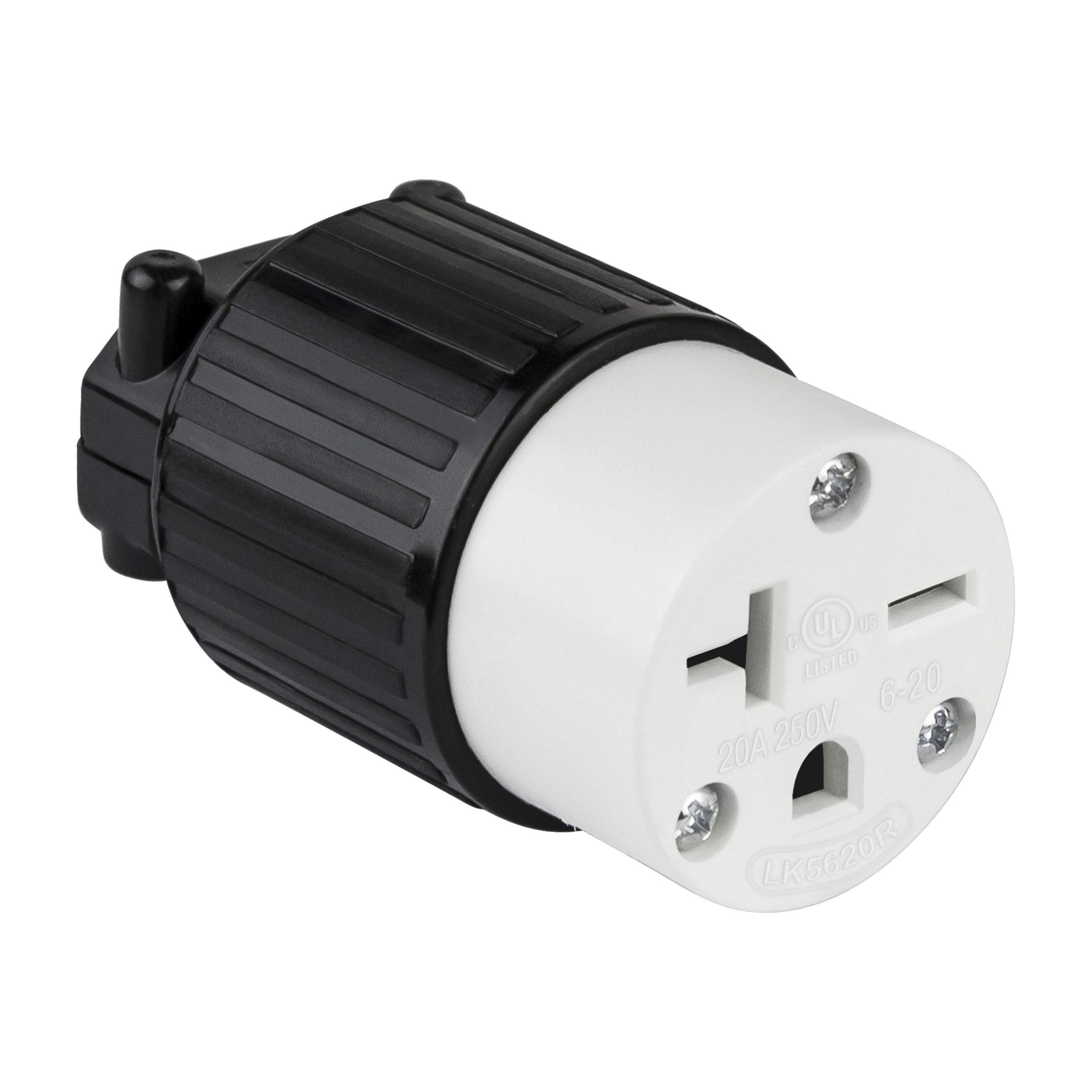 Amazon.co.jp: ENERLITES 工業グレード 20A 250V ストレートブレード