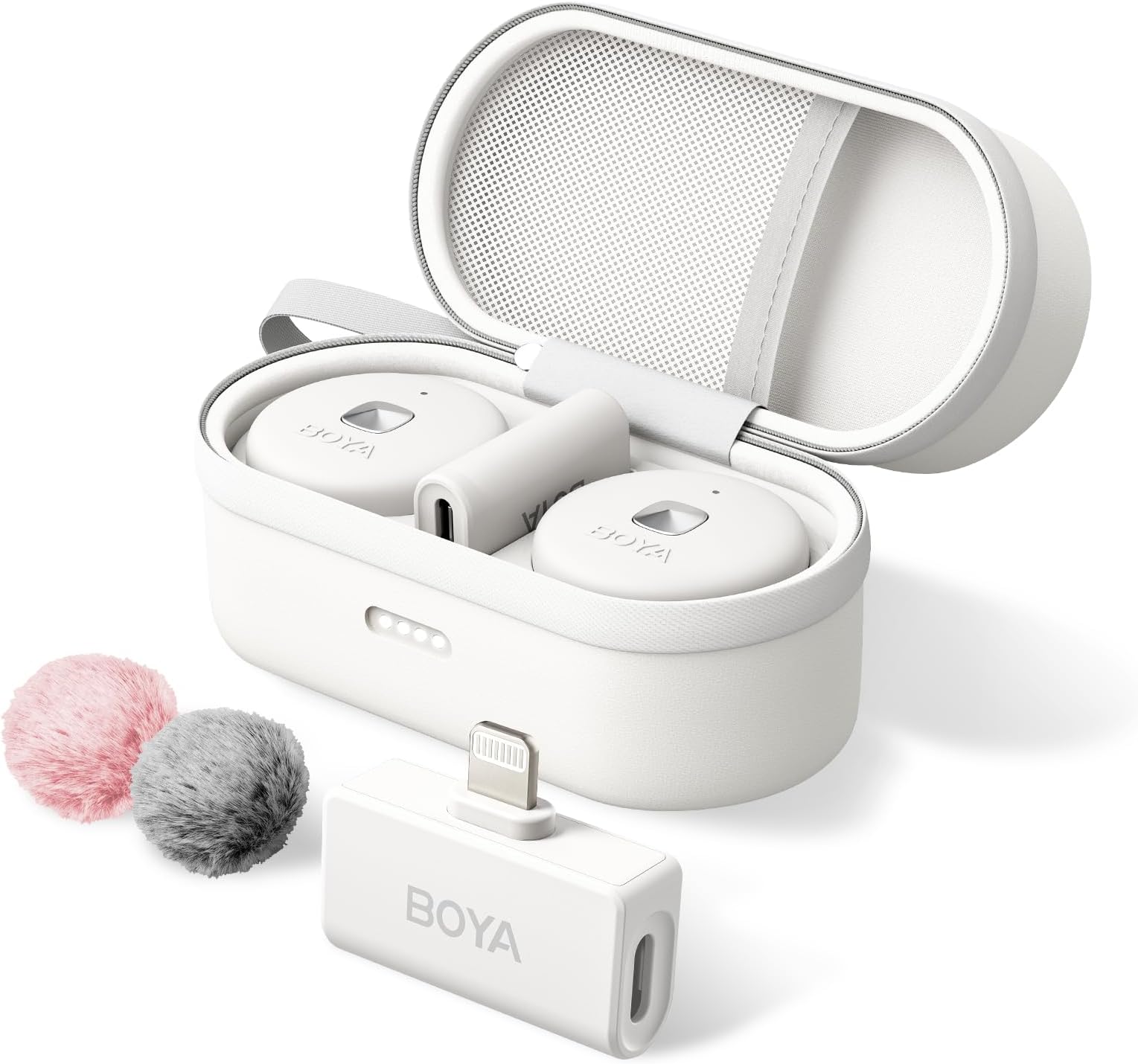 – Omic-D-W Wireless Lavalier Microphone for iPhone iPad, Noise Cancellation, 18H Battery Life, 164ft Transmissio, Compact Wireless Microphones for Recording, Live Stream, YouTube, Facebook, TikTok