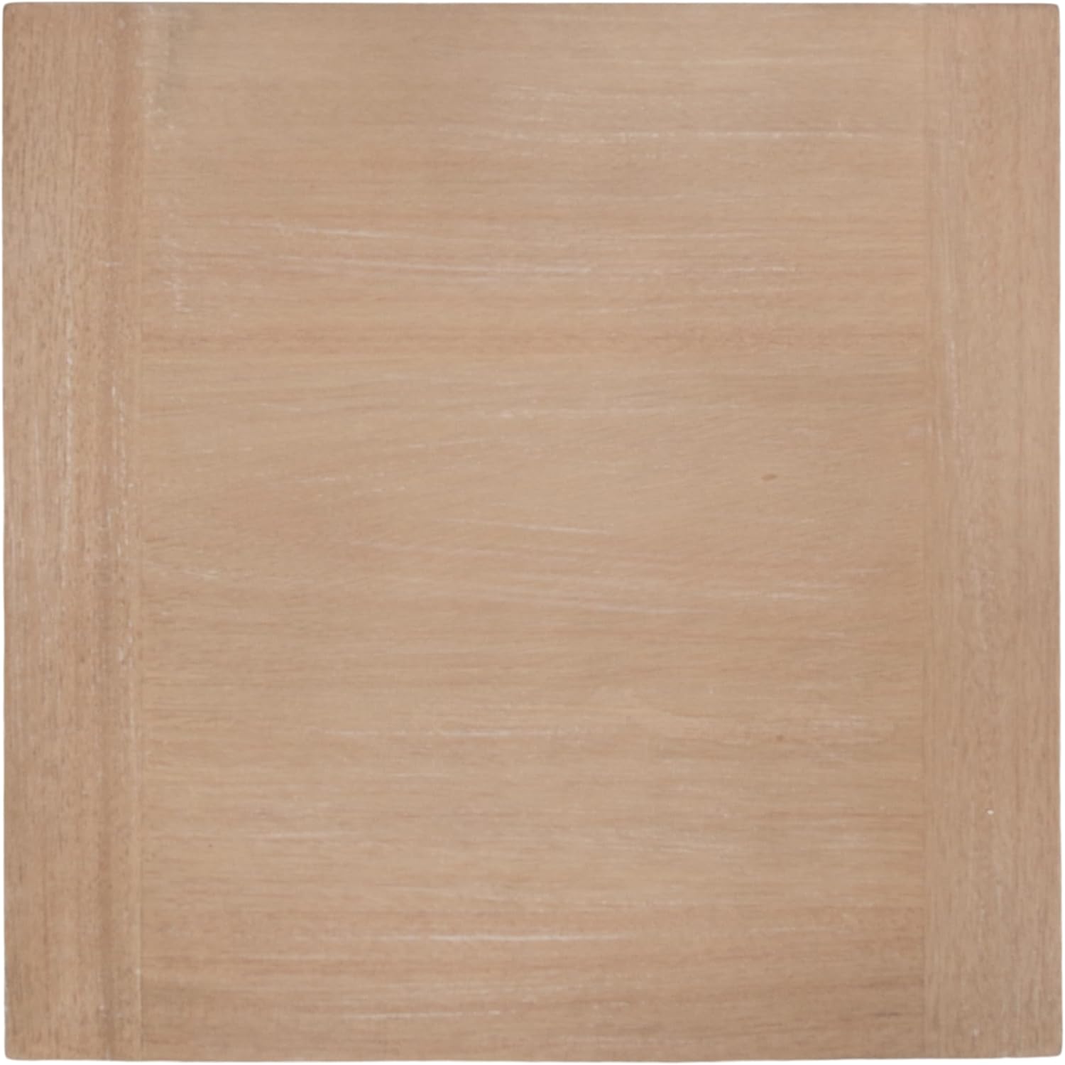 Kate and Laurel Butterfield Traditional Square Pedestal Side Table; 12 x 12 x 25; Light Natural; Vintage Wooden End Table for Use as Small Bedroom Nightstand or Indoor Plant Stand