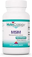 Vista 1 de Nutricology MSM 500 mg - Metilsulfonilmetano, Salud de las Articulaciones - 150 Cápsulas Vegetarianas