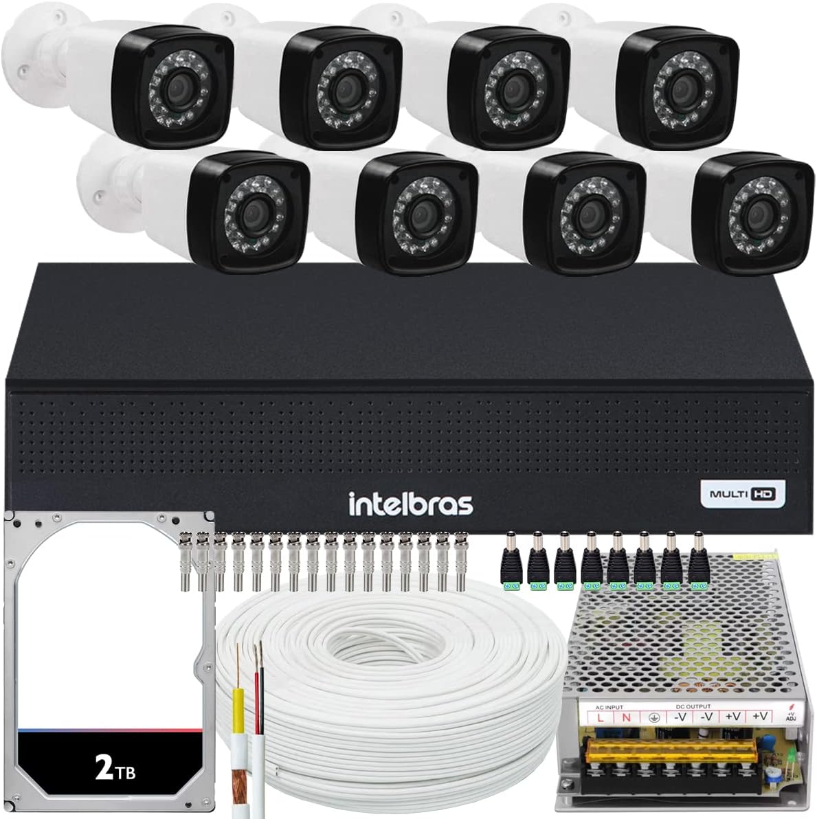 Review Kit CFTV 8 Câmeras Segurança Testado por 10 dias 1080p