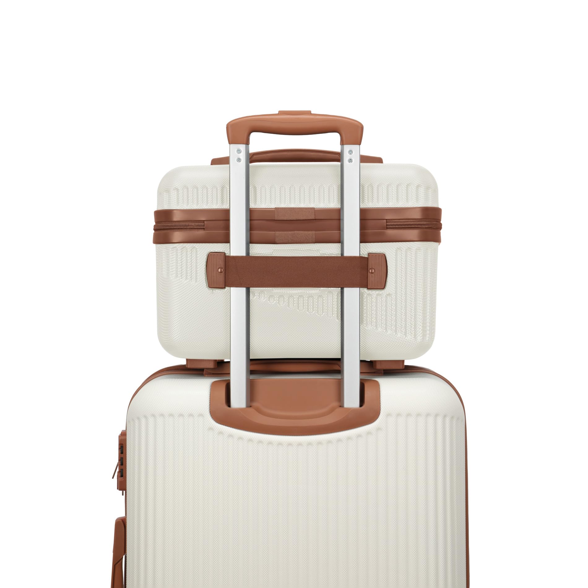 travelite Equipaje de mano rígido Beautycase, BALI, estuche para cosméticos con organizador y función de enganche, 36 cm, 17 litros