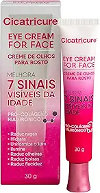 Cicatricure Creme de Olhos para Rosto Hidratante Facial Anti-Idade, Tratamento Skin Care que Reduz Rugas, Uniformiza Tom da Pele, Combate Olheiras e Sinais do Envelhecimento 30g