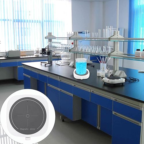 Miniatura 7 de Mini batidor mezclador agitador agitador portátil placa para laboratorio aula investigación científica agitador magnético magnético