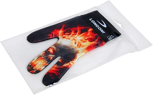 Miniatura 5 de Longoni Billar Pool CUE Guante Fancy Skull 2